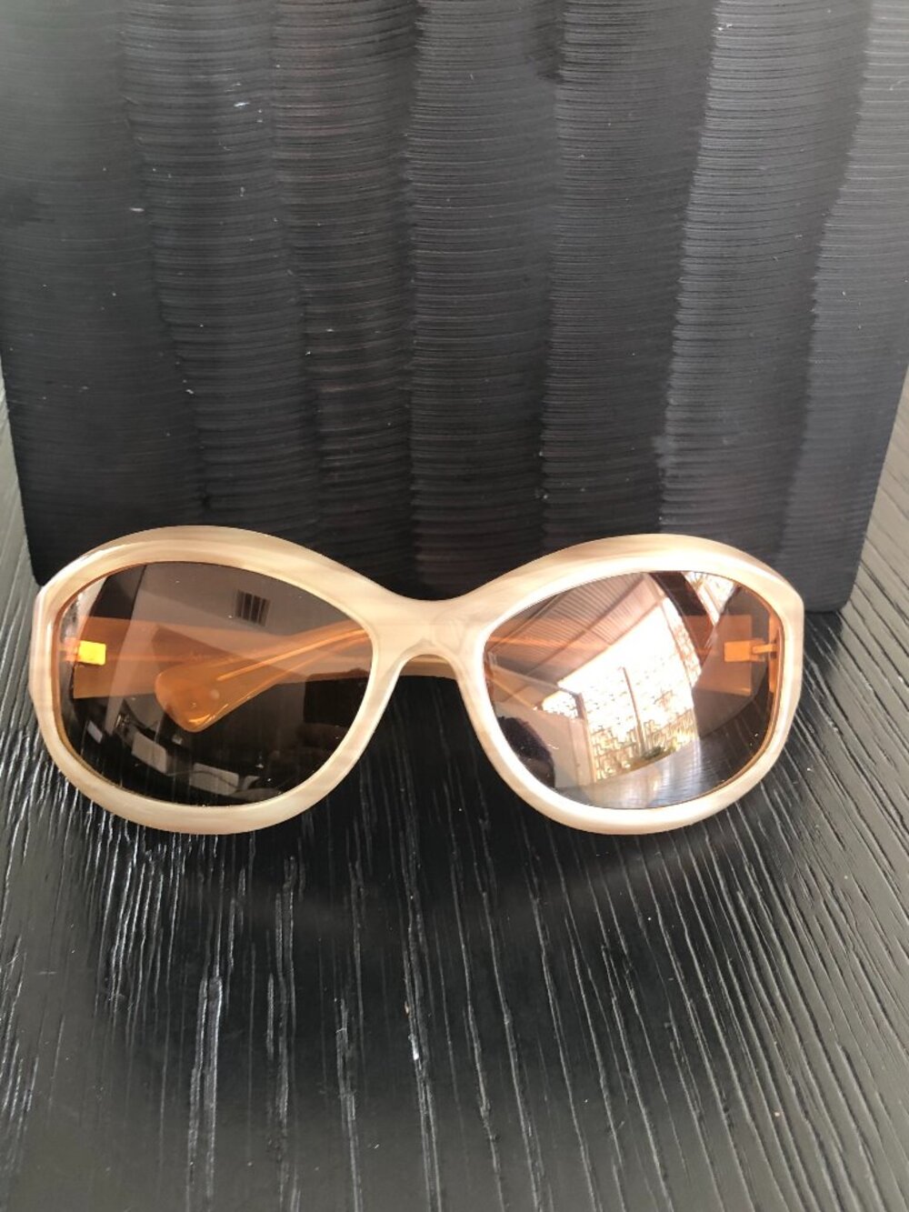 Brand New Sama Eyewear Sunglasses model BELIZE in IVORY color